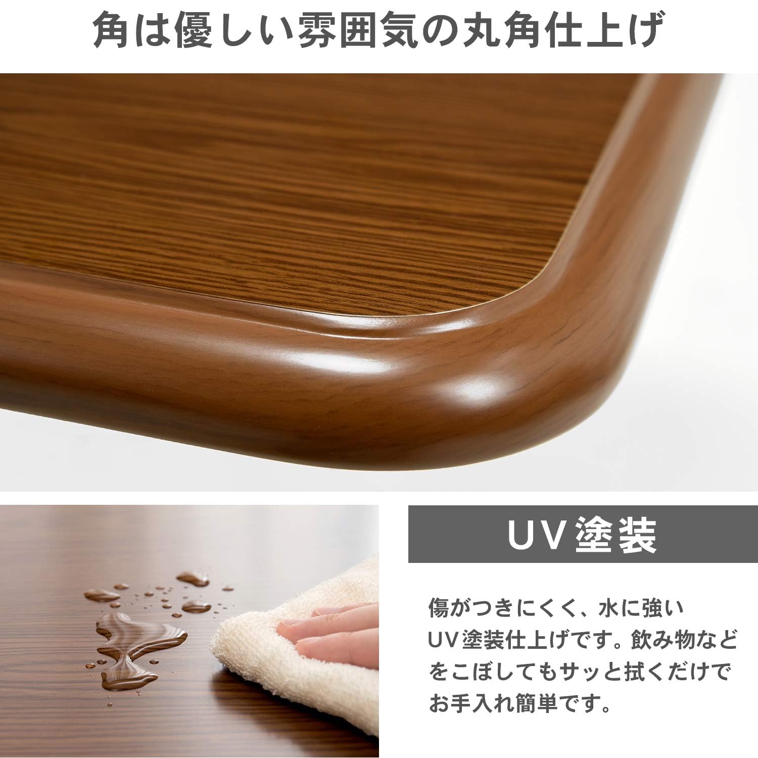 リビングこたつナラ市松80角日本製・ヒーター付き Amazon.co.jp: こたつ天板 KT-507-80 和風 シンプル ブラウン 1台 80